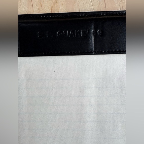 Stuart Kern America Leather Legal Pad Portfolio with pad and pen - Picture 6 of 7